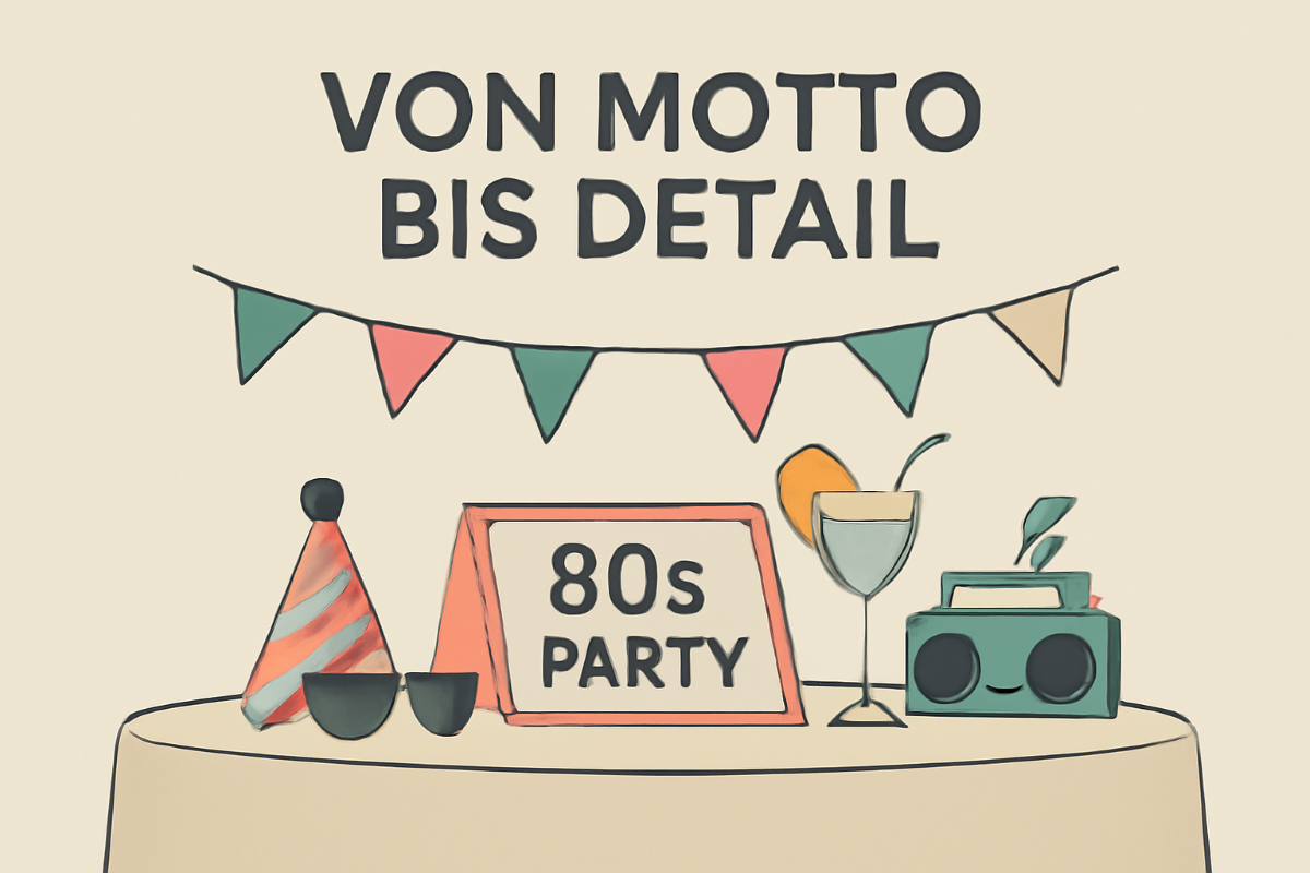 Von Motto bis Detail: So planst du die perfekte Themenparty